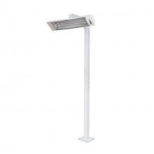  EF3908PMW - Eurofase EF3908PMW 39 Inch 8ft White Pole Mount With Single Crossbar